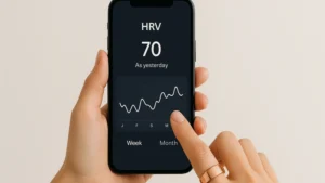 Smart ring og app med HRV
